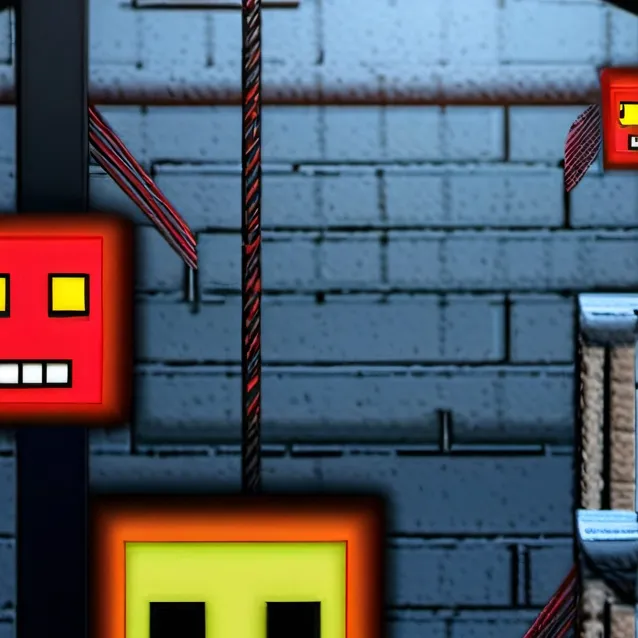 chat with ai character: CUBE GEOMETRY DASH