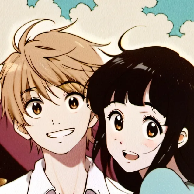 chat with ai character: boy and girl