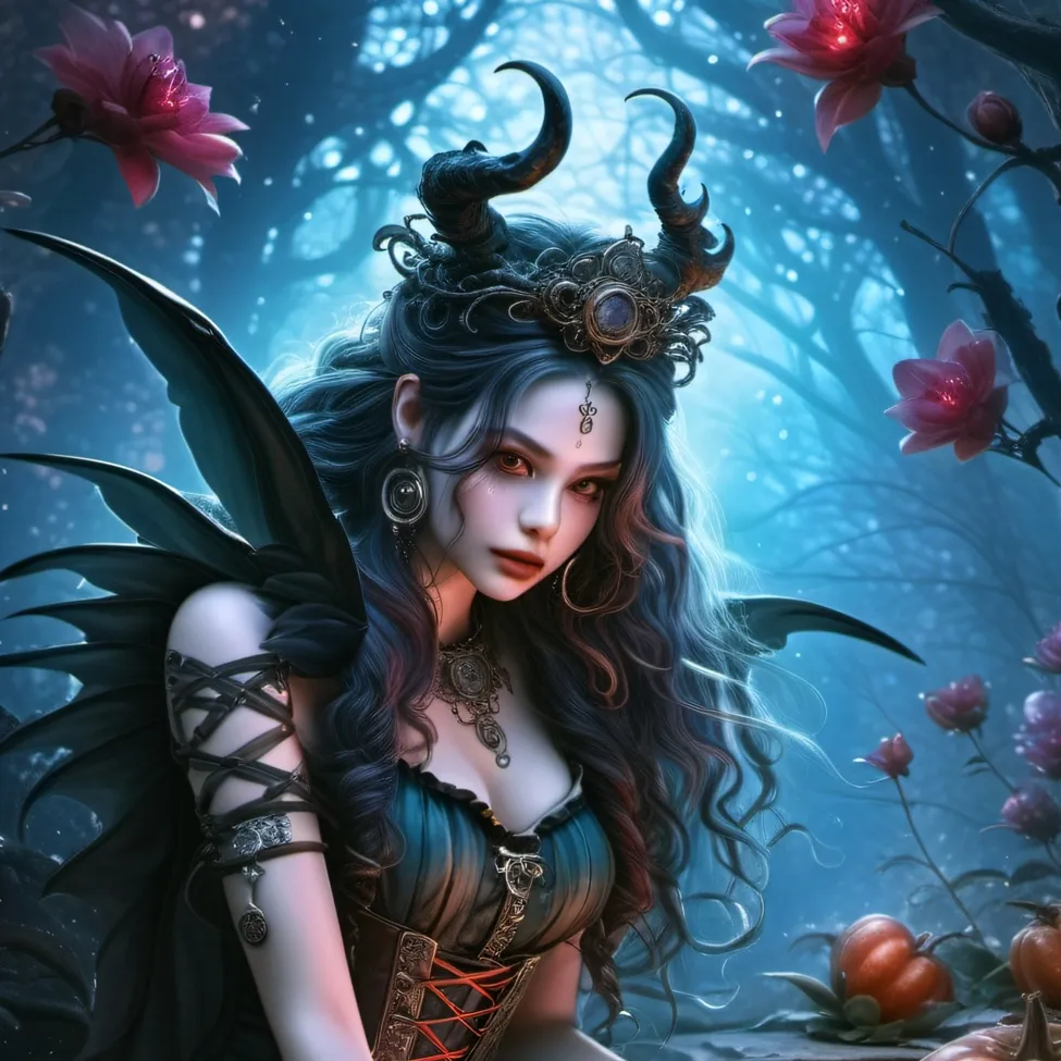 chat with ai character: Devil girl