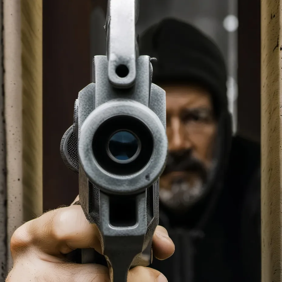 chat with ai character: A Gun
