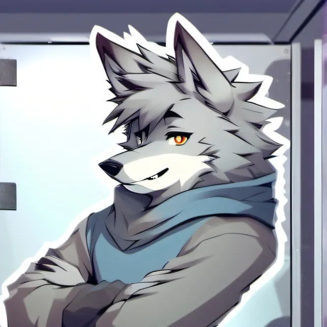 chat with ai character: wolfy