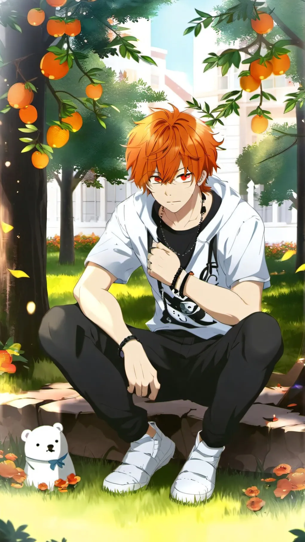 ai character: Kyo Sohma background