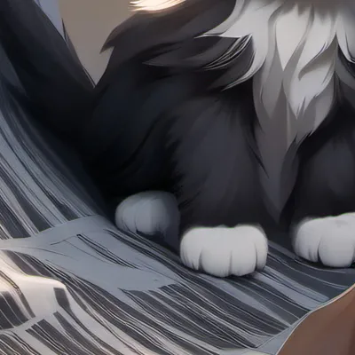 chat with ai character: Cat in news paper