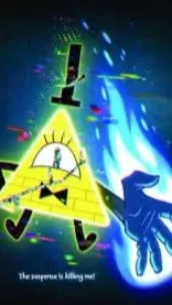 ai character: Bill cipher background