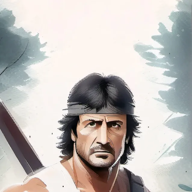 chat with ai character: rambo