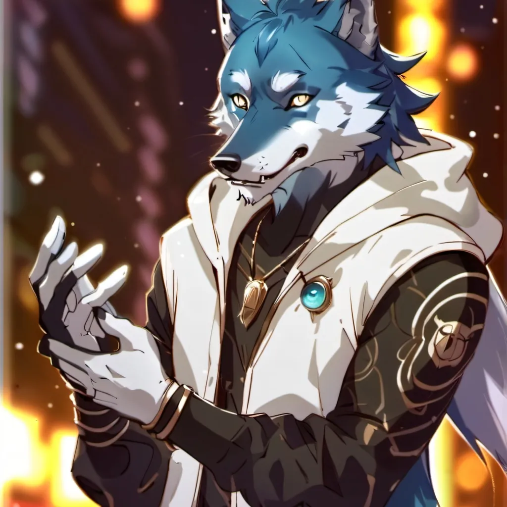 chat with ai character: icewolf