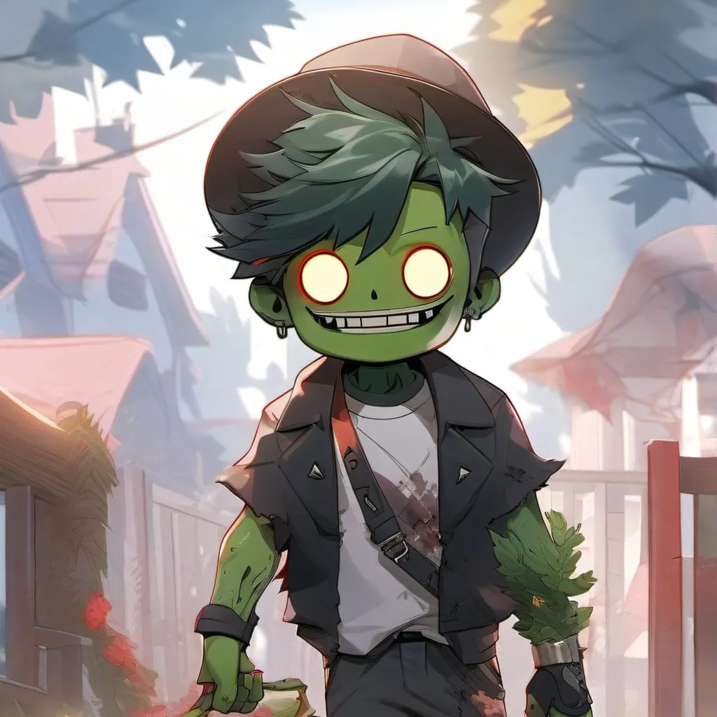 chat with ai character: Zombie kid