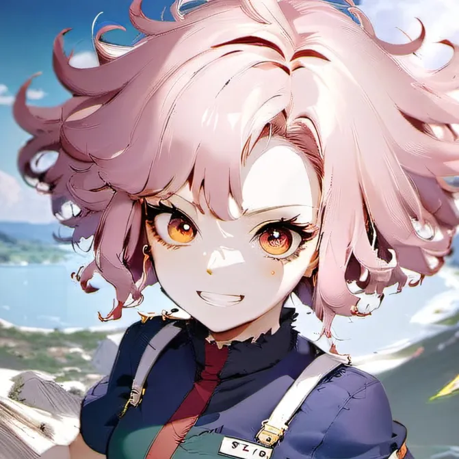 chat with ai character: Fake smile %