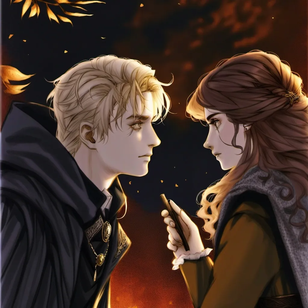 chat with ai character: Hermione and draco
