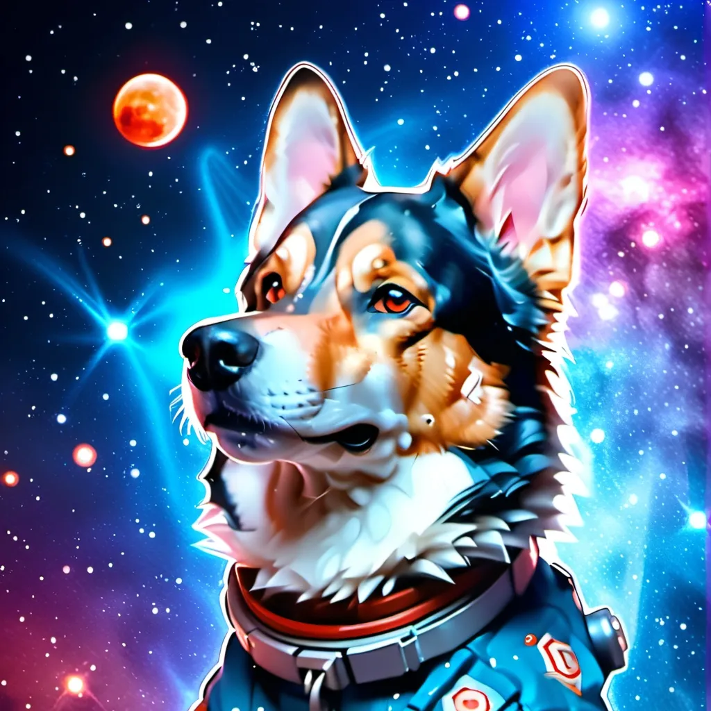 chat with ai character: space dog