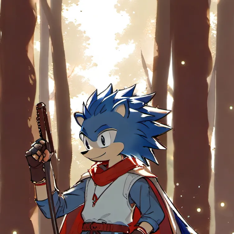 chat with ai character: Sonic met Shadow