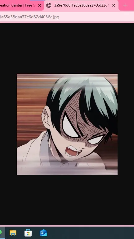 ai character: yushiro pick up background