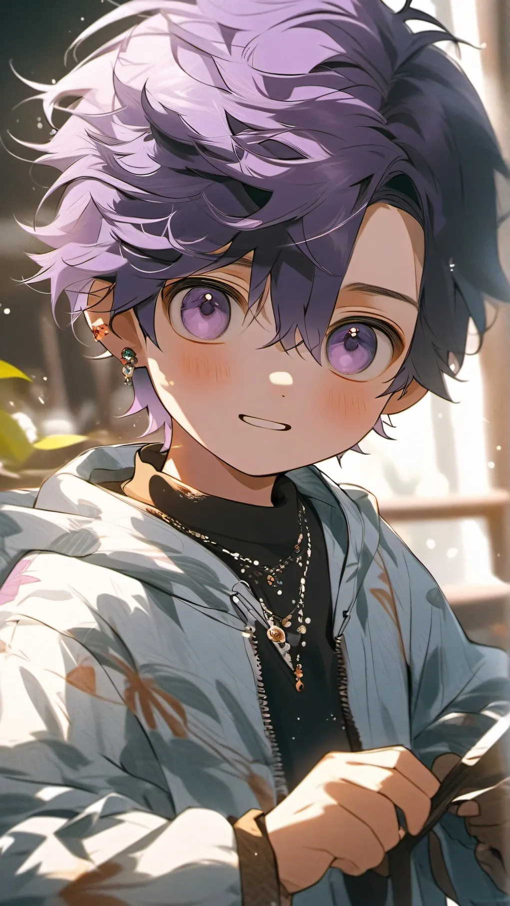 ai character: huntrix into baby background