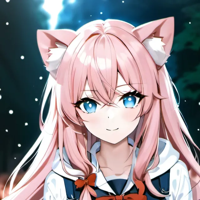 chat with ai character: half cat