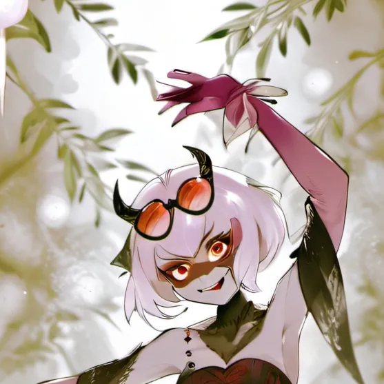 chat with ai character: Angel dust 