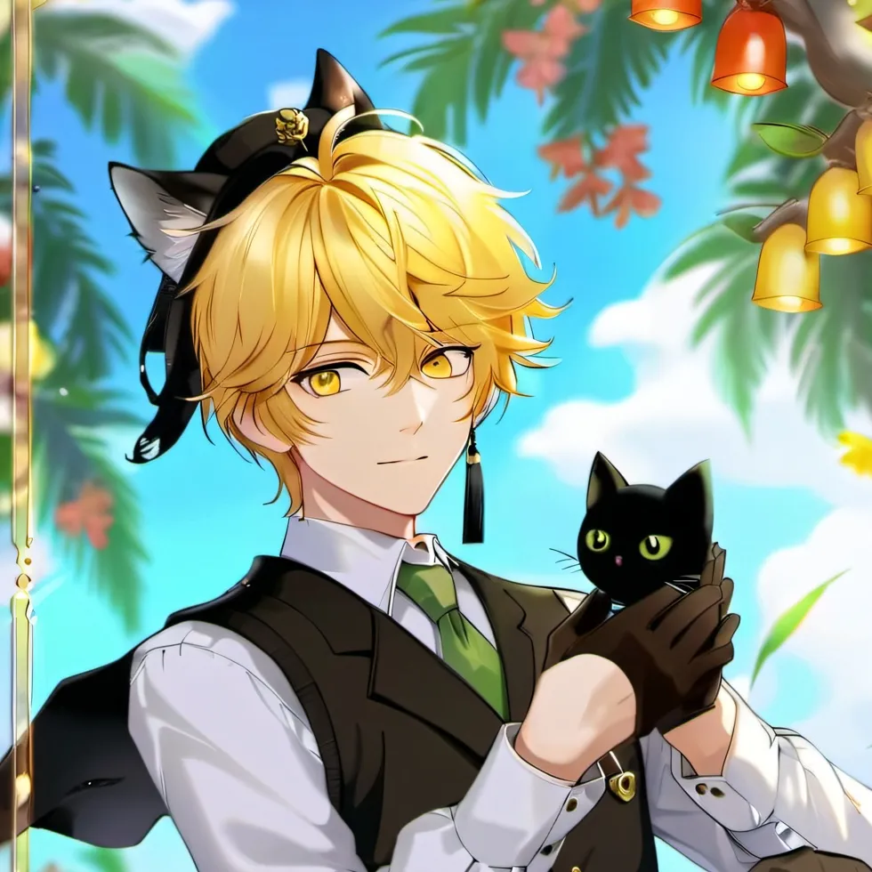 chat with ai character: Cat noir