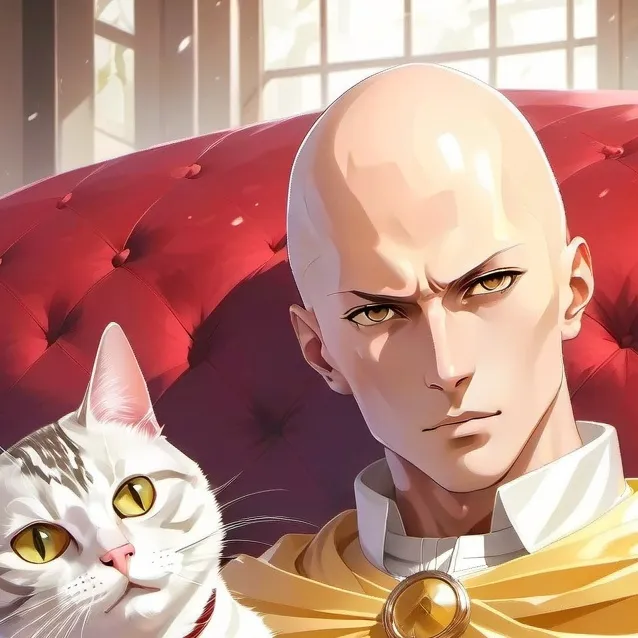 chat with ai character: OPM but your a cat