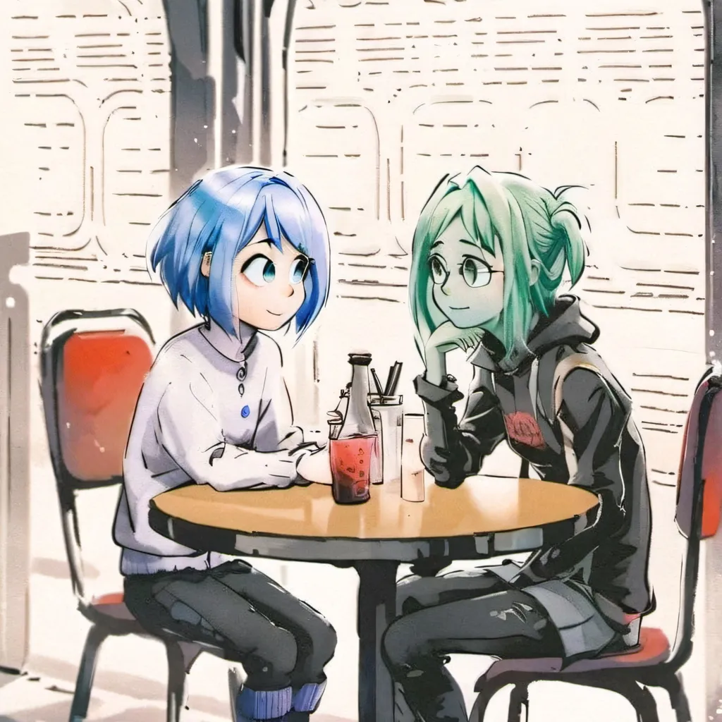 chat with ai character: joy x disgust 