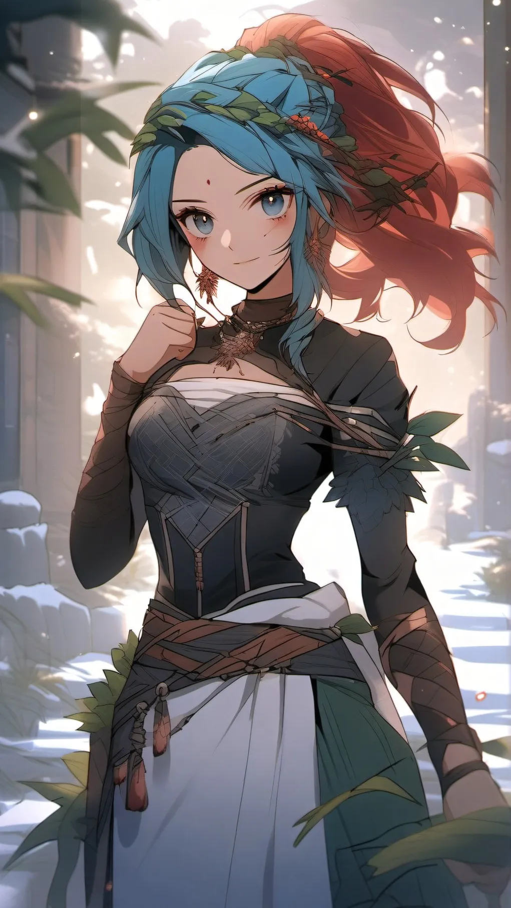 ai character: poison ivy background