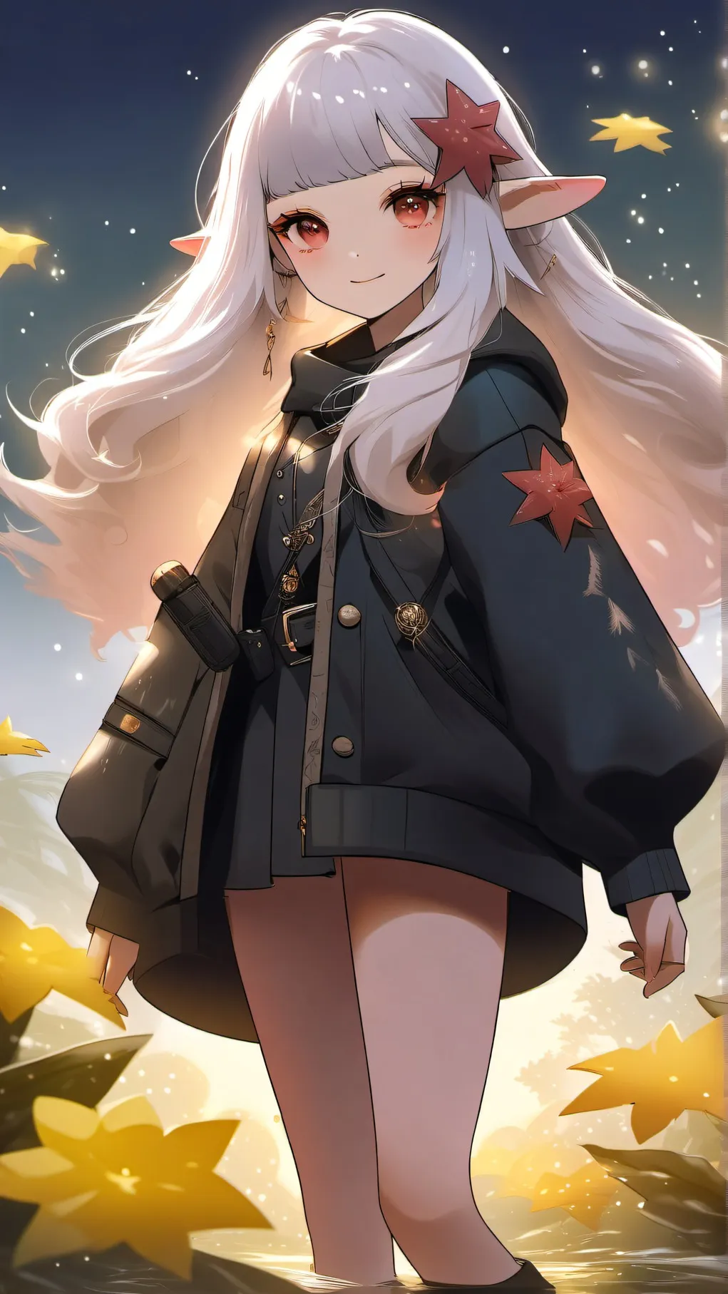 ai character: ally axolotl background