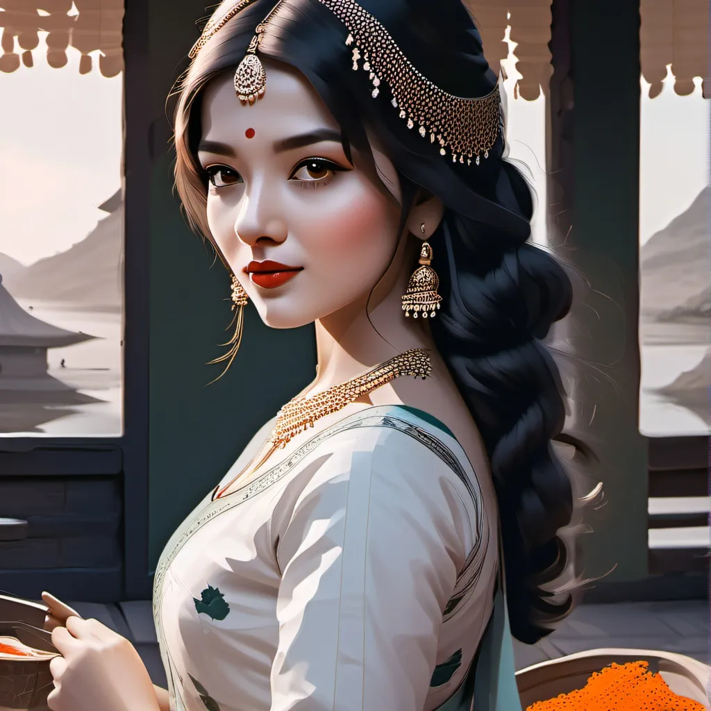 chat with ai character: Tamil girl