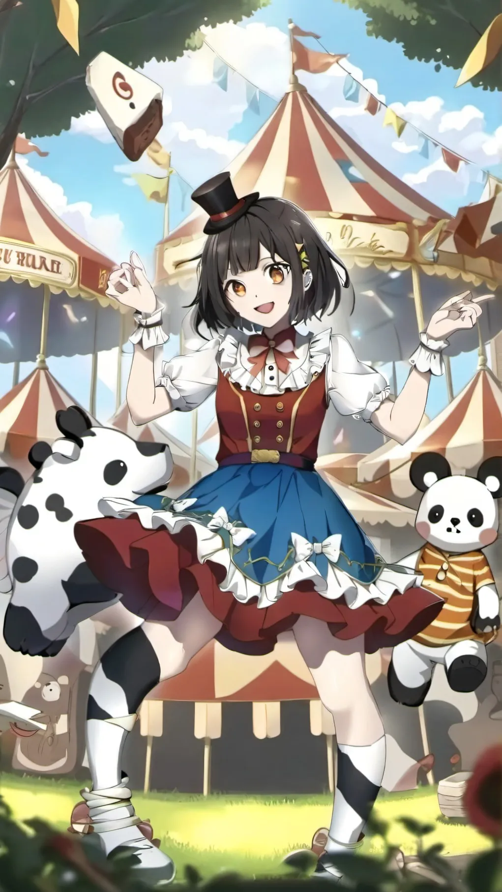 ai character: MHA x TADC background