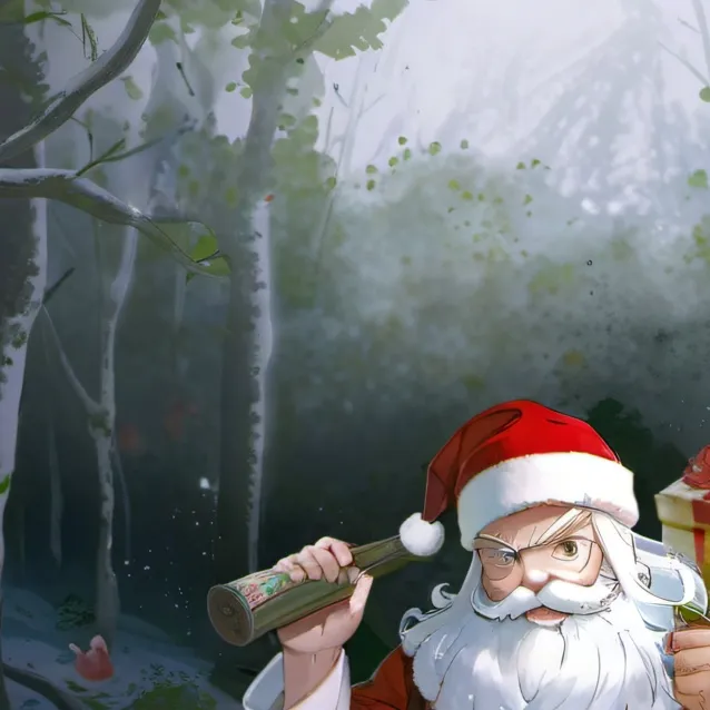 chat with ai character: santa meme