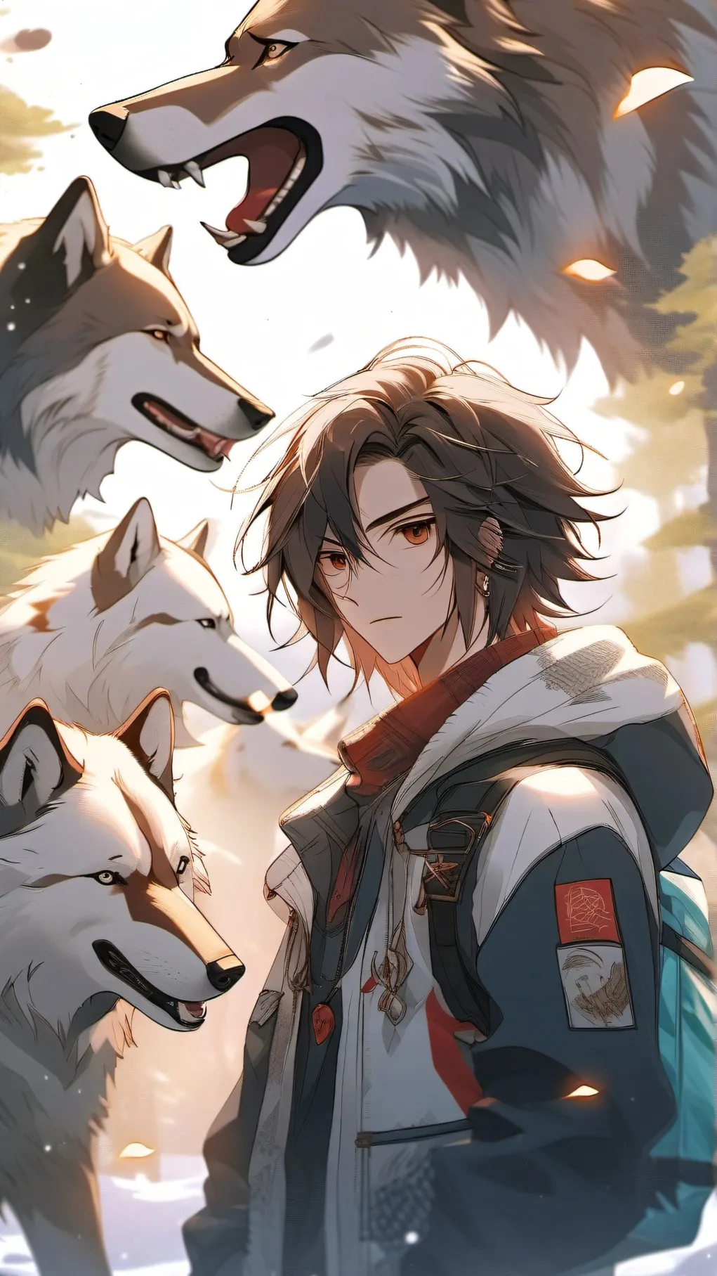 ai character: Wolf Packs. background