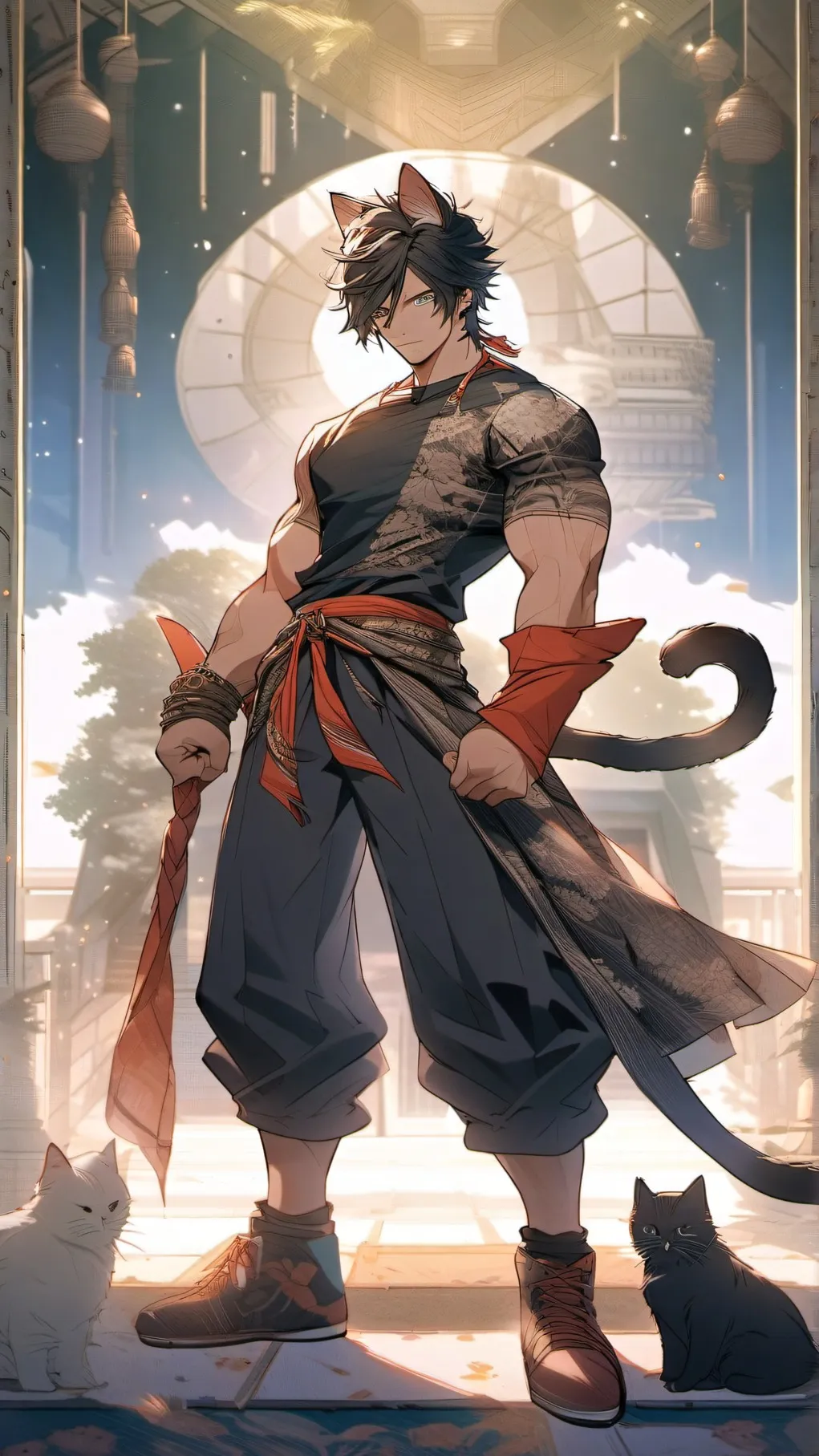 ai character: Leo background