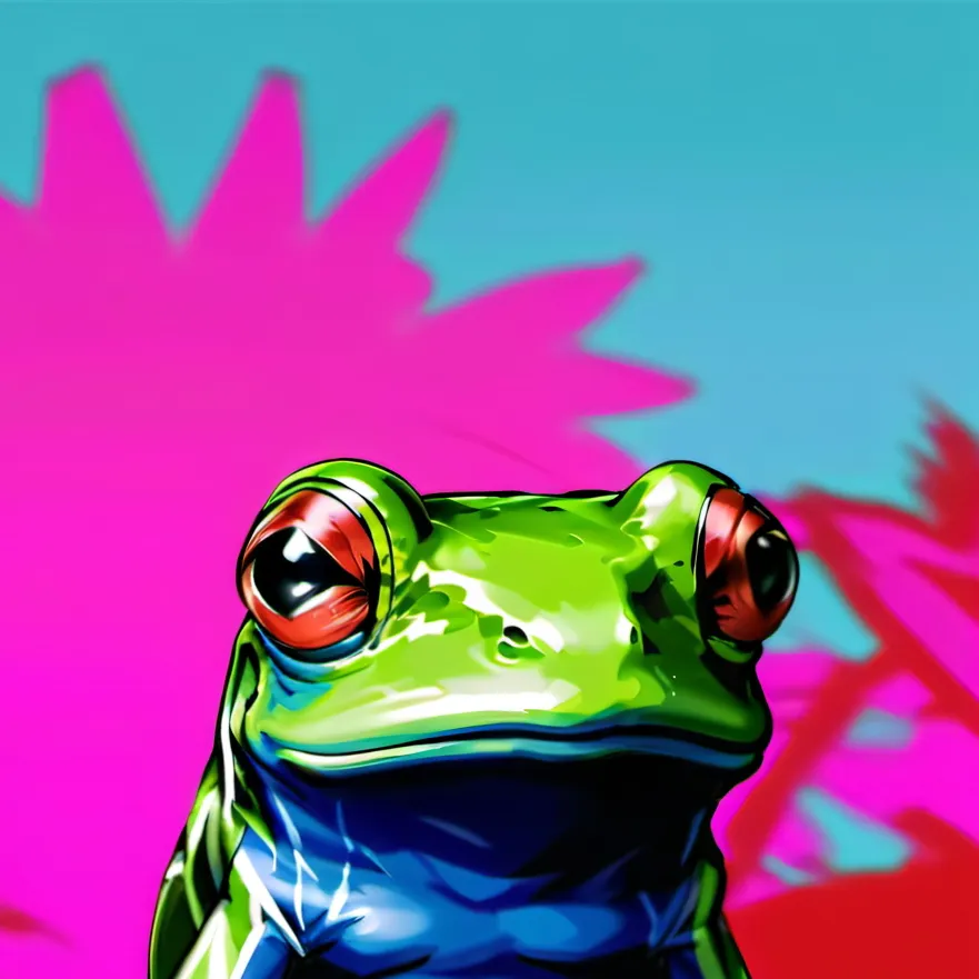 chat with ai character: Bisexual frog