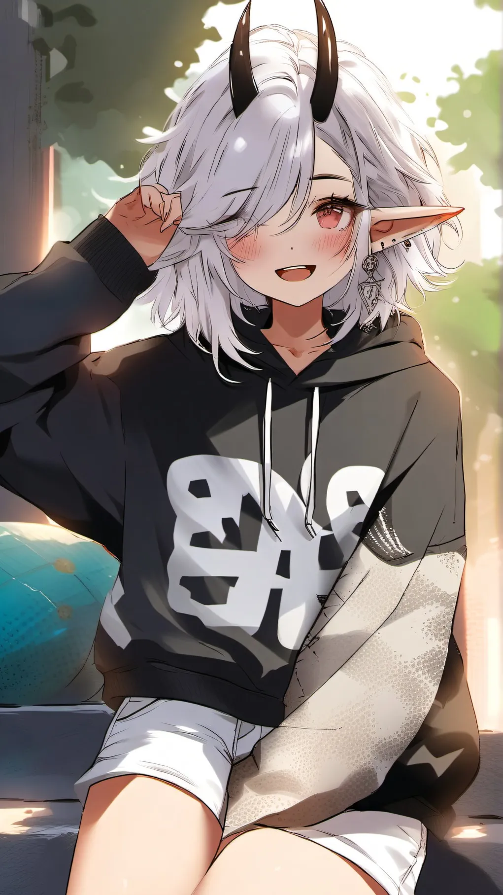 ai character: Ash Naverada (mha) background