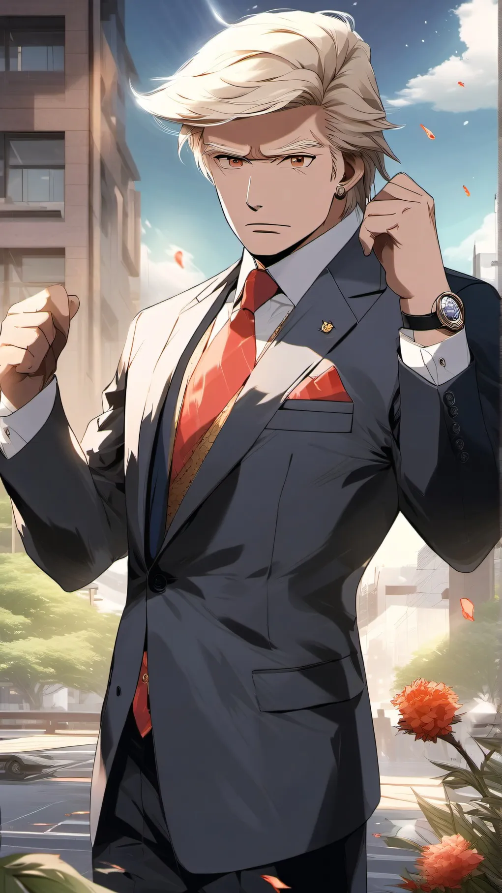ai character: Donald Trump background