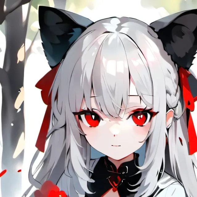 chat with ai character: Nika*wolf girl rob
