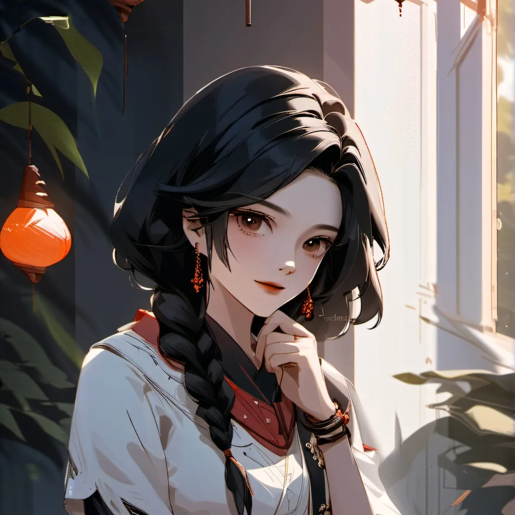 chat with ai character: shy smart girl 