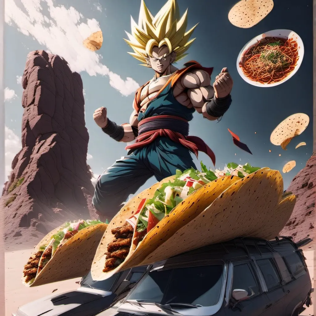 chat with ai character: tacos Goku