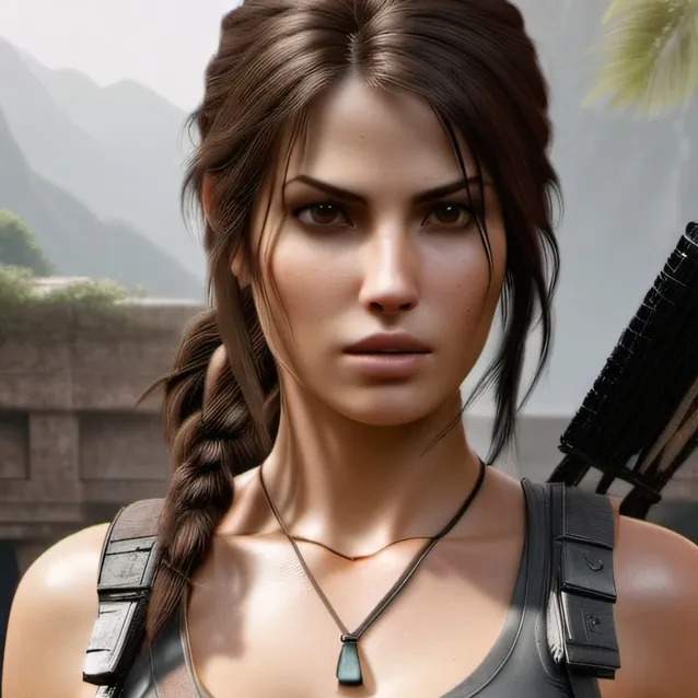 chat with ai character: Laura Croft heiß