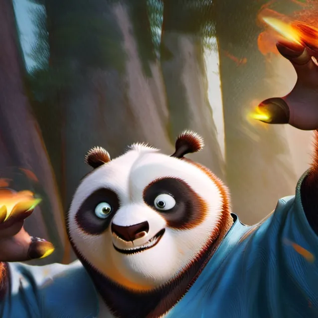 chat with ai character: po