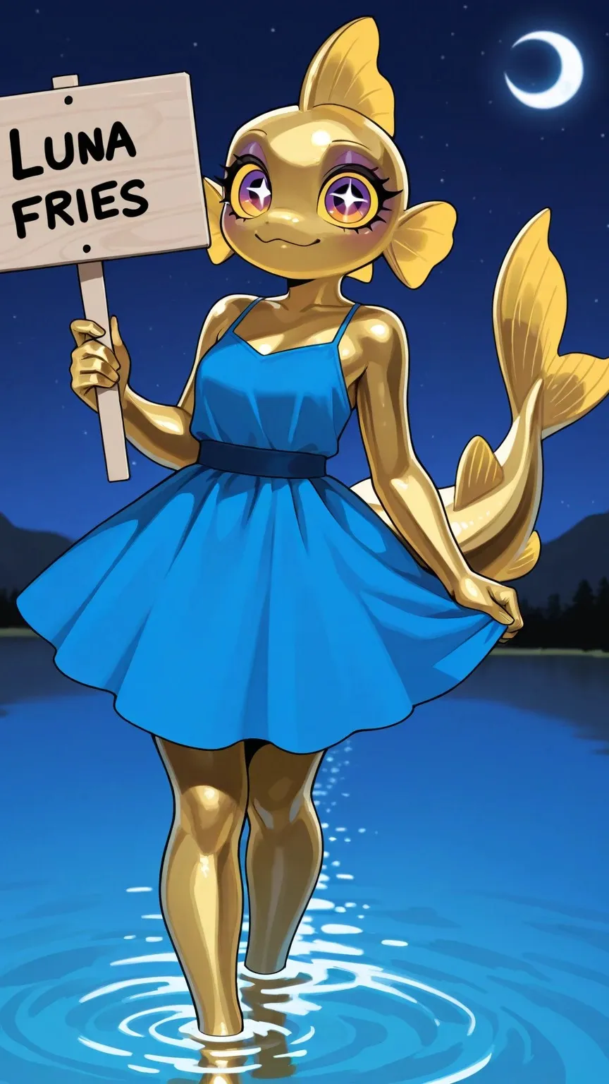 ai character: luna (oc) background