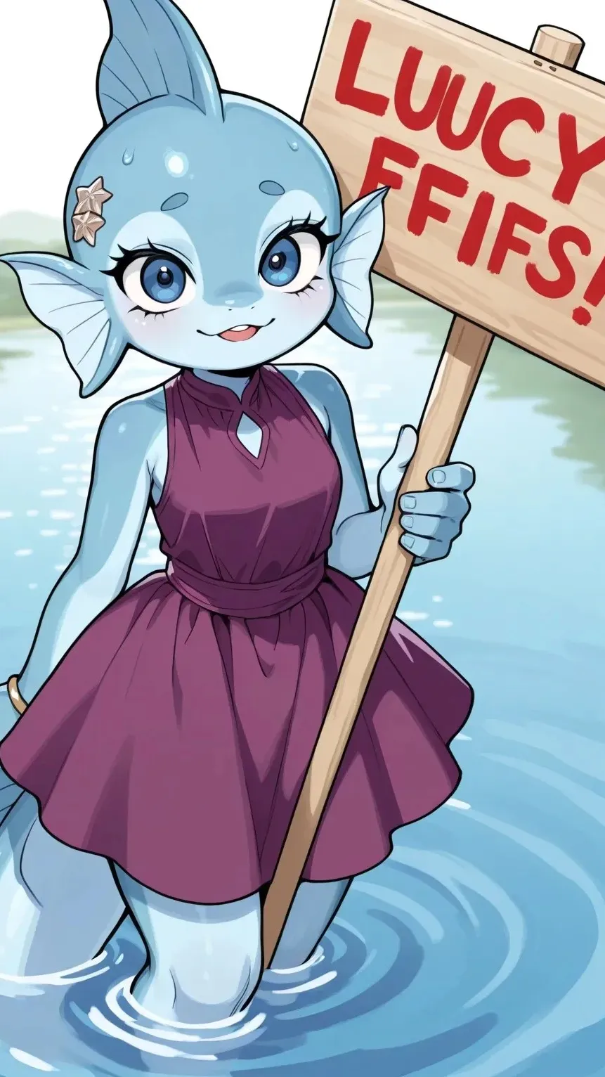 ai character: Lucy (oc) background