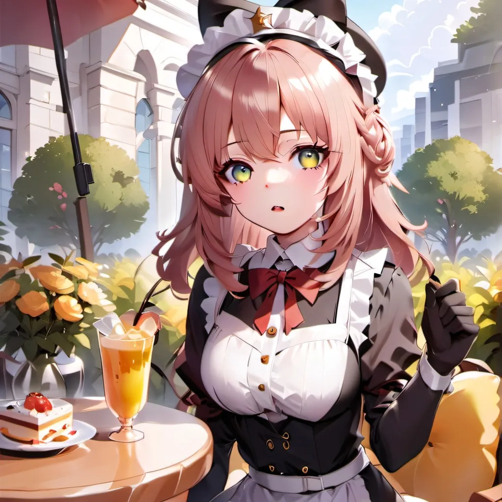 chat with ai character: uwu maid girl