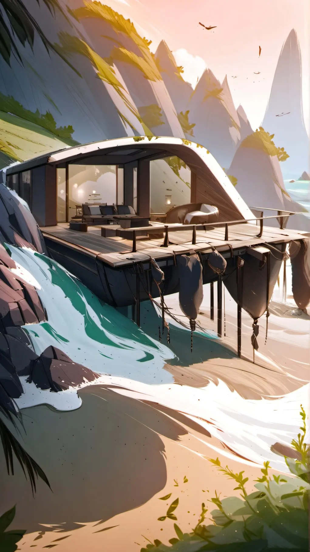 ai character: The Archipelago background
