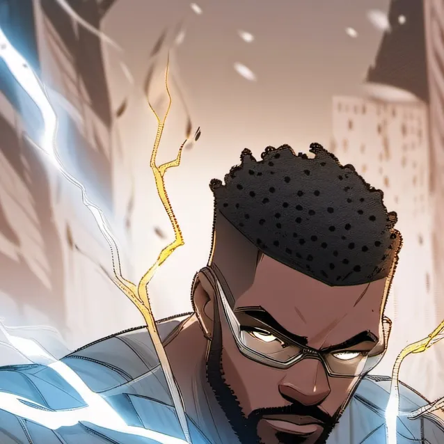 chat with ai character: black lightning 