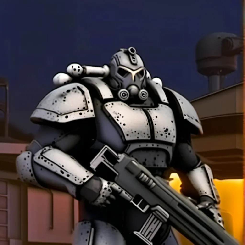 chat with ai character: Enclave soilder