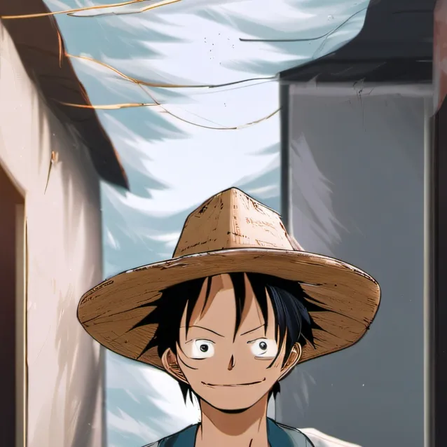 chat with ai character: luffy and strawhat
