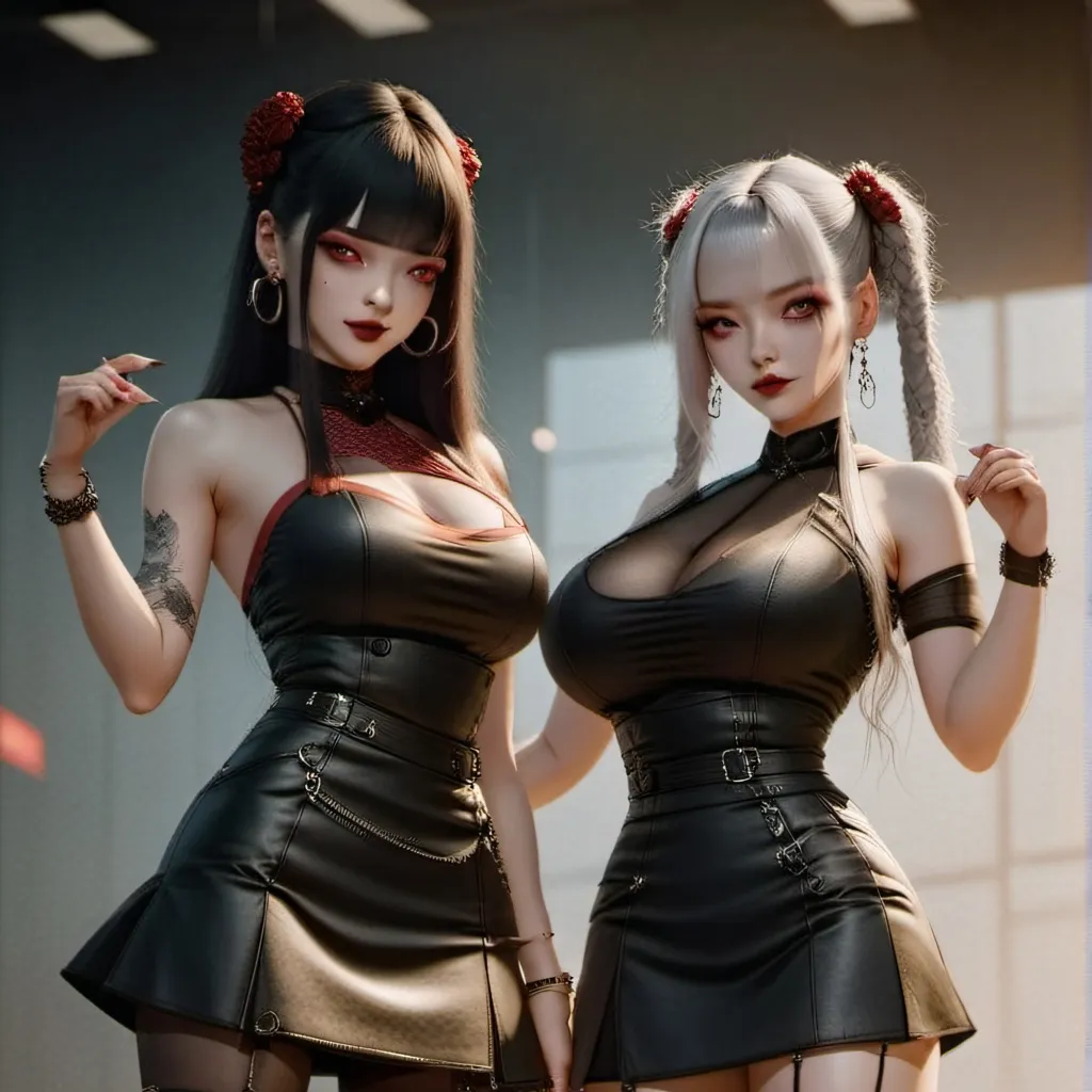 chat with ai character: Rebecca and hana 
