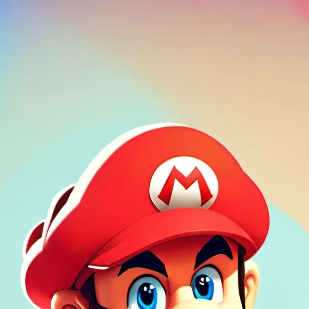 chat with ai character: cartoon Mario