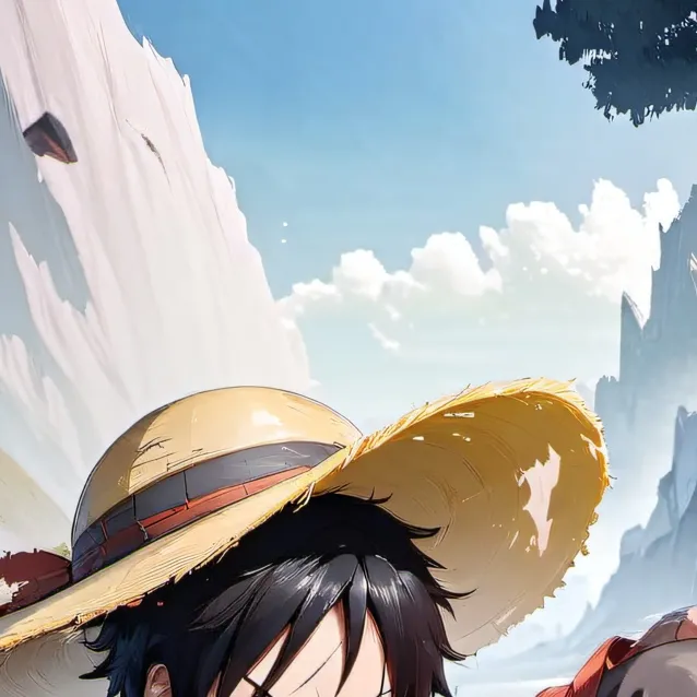 chat with ai character: luffy