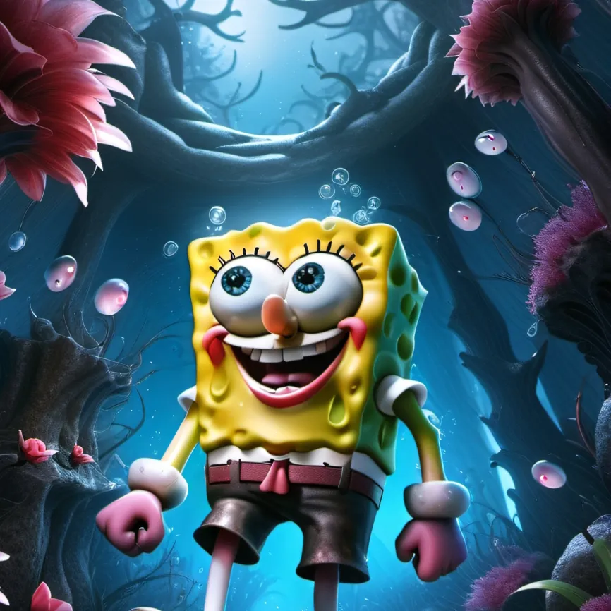 chat with ai character: spongebob copy cat