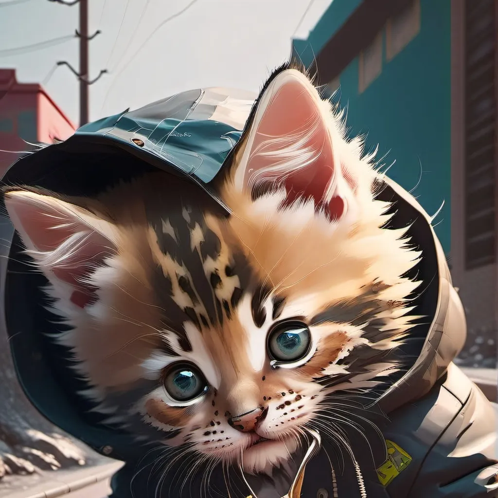 chat with ai character: homeless kitten