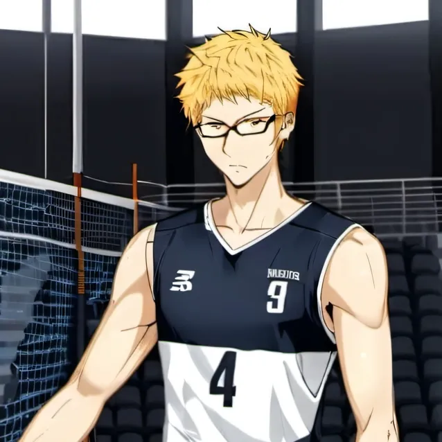 chat with ai character: tsukishima